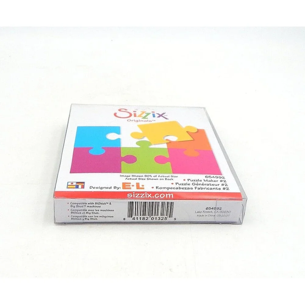 Sizzix Originals Die Puzzle Maker #2 Large Black BigKick BigShot Machines